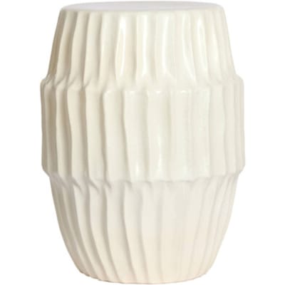 Light & Living Bijzettafel Isili - Wit - Ø40cm - Modern