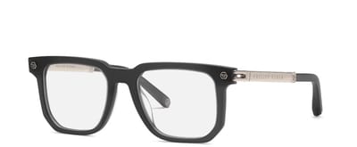 Philipp Plein VPP196 Grigio scuro trasparente opaco 52/20/140 MAN Brilmonturen