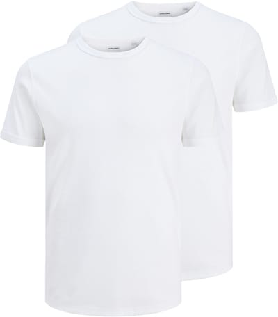 JACK&JONES - JJEORGANIC RIB TEE SS CREW NECK 2PK MP - Heren - T-shirts