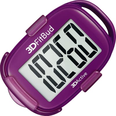 Gemakkelijke 3D Pedometer met Clip en Lanyard - Stappenteller voor Actief Leven