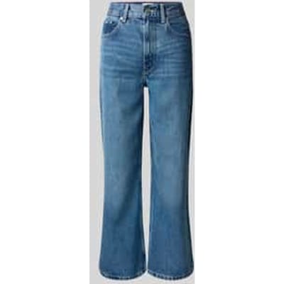 Wide leg jeans van lyocell
