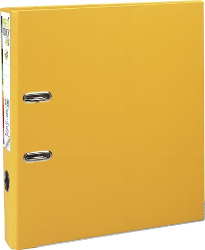 Exacompta 10x Prem'Touch® PP Ordner met hefboom - Rug 50mm - A4 maxi - Geel - 53149E