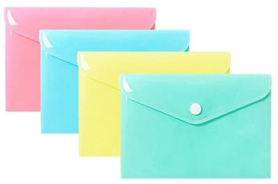 Pastel A6 Enveloppen PP (10 stuks)