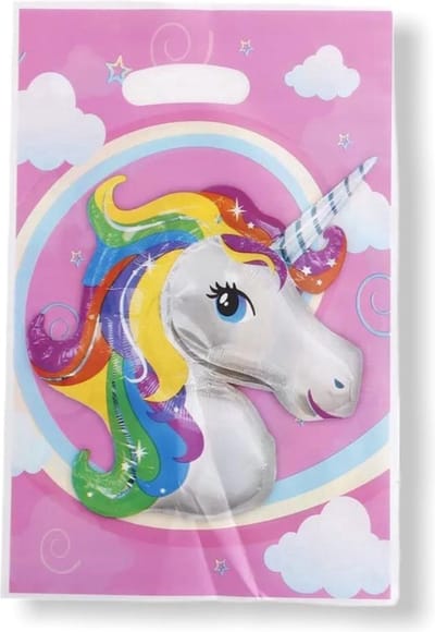 Jumada's - Uitdeelzakjes Unicorn roze 20 Stuks - Uitdeelzakjes Kinderfeestje