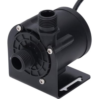 24V DC Borstelloze Waterpomp Hittebestendig G12 Draad 42.7ft Pompkop Borstelloos