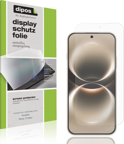 dipos – 4x Matte Beschermfolie geschikt voor Huawei Nova 15 Max | Krasbestendige & antireflecterende Screenprotector Ultra-Thin
