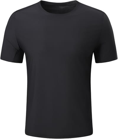 YOUTHUP Heren Sneldrogend Sport T-Shirt - Reflecterende Strepen Achter - S