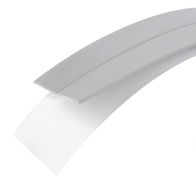 Waterdichte Zelfklevende Afplaktape voor Badkamer, Keuken en Toilet - 2 Stuks (22mm x 3.2m, Grijs) - Ideaal voor Lekkages en Herstellingen