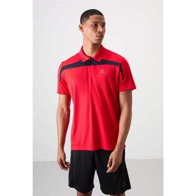 Heren Kleurblok Polo T-Shirt