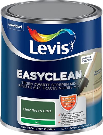 Levis - Easyclean Tegen Zwarte Strepen Mix - Clear Green C80 - Mengverf - 1 L