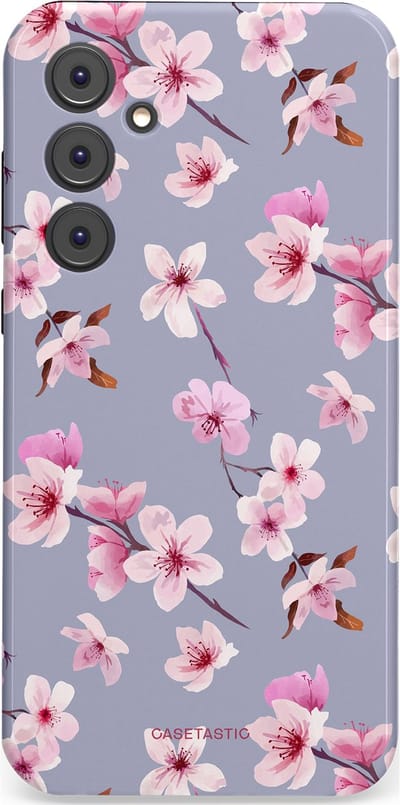 Casetastic Hoesje Geschikt voor Samsung A35 - Stijlvolle Beschermende Duo-layer Case - Bloemsem Bries