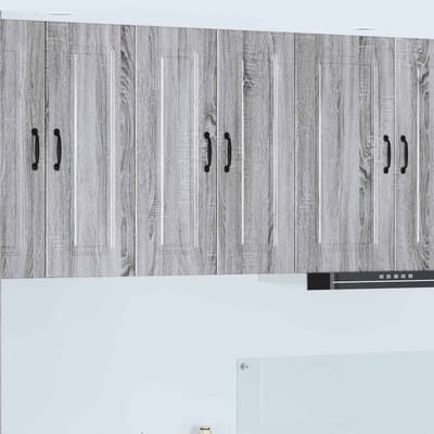 vidaXL - Vaatwasserpaneel - Kalmar - Grijs - Sonoma - 60 - x - 31 - x - 80 - cm