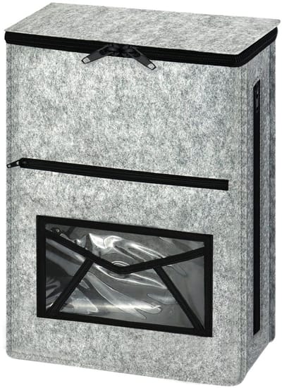 Dailygoods- Brievenbus Vangnet - Eenvoudige Installatie - Brievenbus Accessoire - Voor UPVC/Glas/Hout/Metaal - Afmetingen 40x48x6 cm - Opening 35x10 cm - Postvak