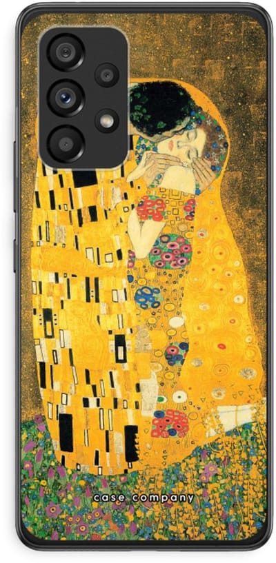 Case Company® - Hoesje geschikt voor Samsung Galaxy A53 5G hoesje - Der Kuss - Soft Cover Telefoonhoesje - Bescherming aan alle Kanten en Schermrand