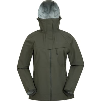 Mountain Warehouse Dames/Dames Arlberg 2.5 Layer Waterdicht Jasje (Donkere Khaki)