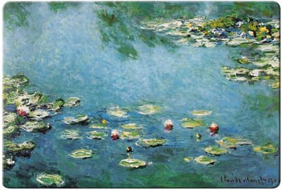 4 stuks - Placemat: Water lilies, Claude Monet