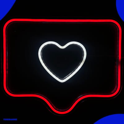Neon Lamp - Hart Message - Dimbaar - Incl. Ophanghaakjes - Neon Sign - Neon Verlichting - Neon Led Lamp - Wandlamp