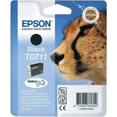 Epson T0711 zwart (Origineel Hoge Capaciteit)