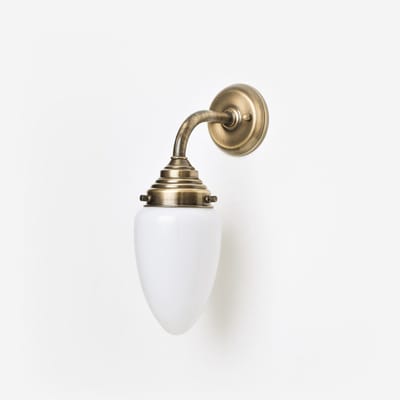 Wandlamp Menhir Small Curve Brons - Art Deco Trade