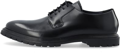 Bianco Leren derbyschoenen BIALOUI