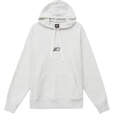 New Balance NB Essentials Heren Heather Grey Hoodie