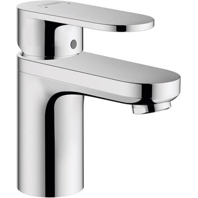 Hansgrohe Vernis Blend 1 greeps wastafelkraan - 70 zinc - met trekwaste - hoogglans chroom