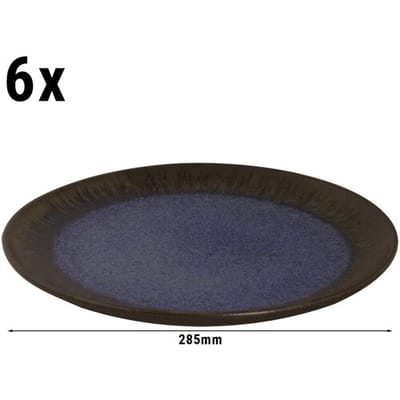 GGM Gastro (6 Stück) TAMA - Teller - flach - Ø 285mm - Blau