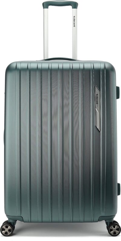 Decent PARADISO Grote koffer 76x45x30 – Grote maat trolley - Lichtgewicht koffer - Reiskoffer - Veilig TSA Cijferslot – Olijfgroen