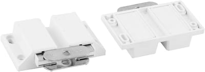 Magnetische Sluiting - Deur Magneet - Kasten Sluiten - Dubbele Kop - 2 Stuks - Wit
