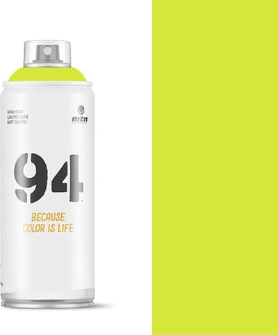 MTN94 Psycho Groene spuitverf - 400ml lage druk en matte afwerking