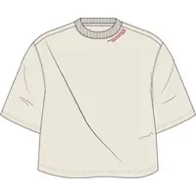 Oversize cropped t-shirt voor dames Björn Borg Jessie Jazz