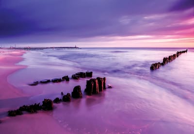 Fotobehang Beach Sea | XL - 208cm x 146cm | 130g/m2 Vlies