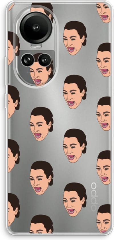 Case Company® - Hoesje geschikt voor Oppo Reno 10 hoesje - Ugly Cry Call - Soft Cover Telefoonhoesje - Bescherming aan alle Kanten en Schermrand
