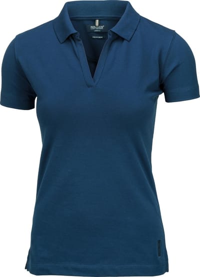 Dames polo Indigo - maat M