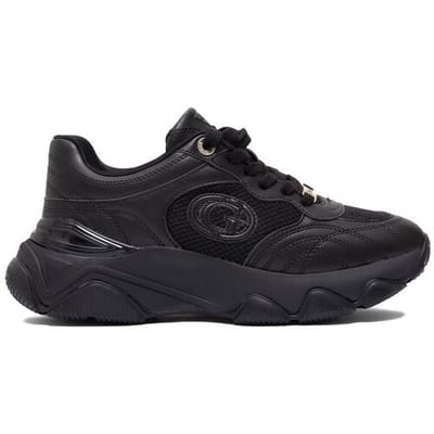 Guess Morriz dames sneaker - Zwart zwart - Maat 37