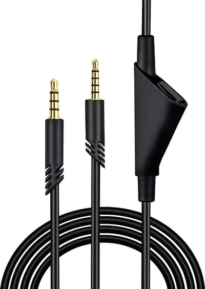 DrPhone VHX - Verbeterde Headset Ervaring - 3.5Mm Audio Aux Kabel - 4 & 5 Polig Inline Mute Volumeregeling - Geschikt voor VR / Laptop / PC / Mixers / Consoles / Audio Smartphone