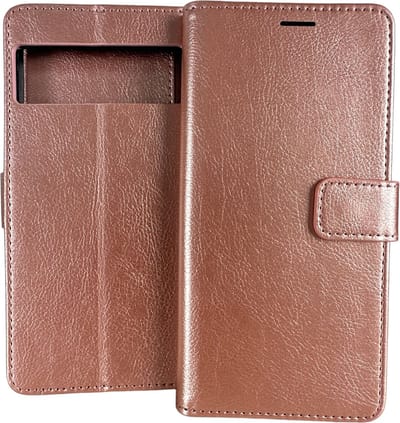 Portemonnee Book Case Hoesje Geschikt voor: Google Pixel 6 - Rosegoud