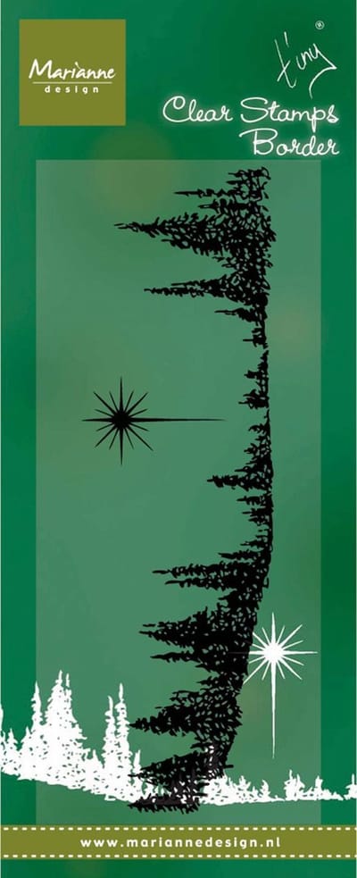 Marianne Design Stempel Tinys border - Pinetrees TC0843