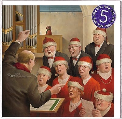 Art Revisited kerstkaart Marius van Dokkum - Goedgemutst 5 pack