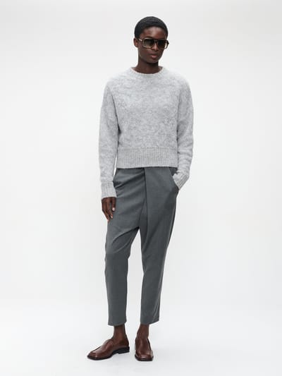 Klaus viscose pants | Dark Grey - Dark Grey / XXS