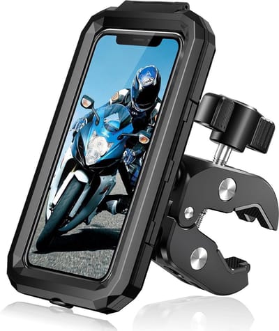 Telefoonhouder voor Fiets - Telefoonhouder Stuurtas Waterdicht - Fiets Frame Tas - Zwart L