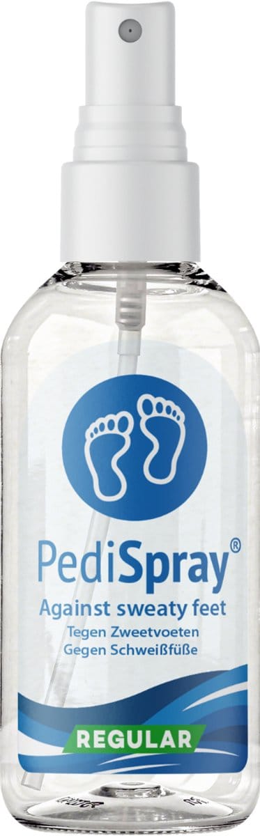 PediSpray® Regular - Voetspray tegen Zweetvoeten, Stinkvoeten & Stinkende schoenen - Anti Transpirant