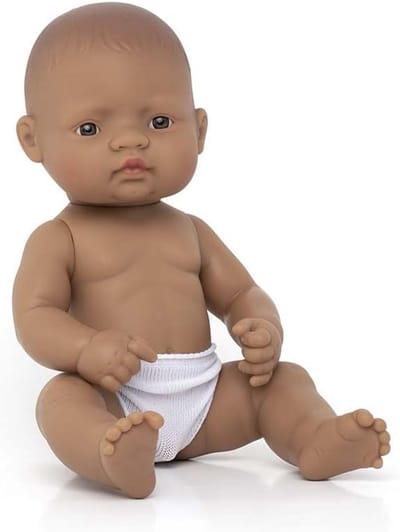 Baby Pop - Jongenspop Speelgoed - Kind Ontwikkeling - Anatomisch Correct - 32 cm - Meerkleurig