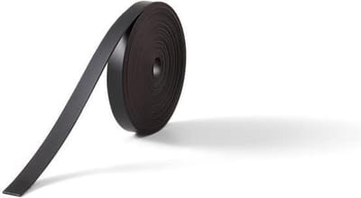 Nobo Magneetstrip zelfklevend - voor Whiteboard - 5 meter x 10mm - Zwart