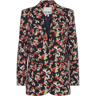 Oversized blazer met print voor dames Ichi Ihkate