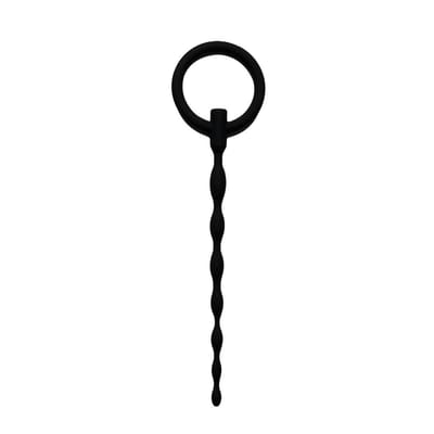 EasyToys - Sinner Gear - Zachte Siliconen Dilator - Sex Toys voor Mannen - Zwart