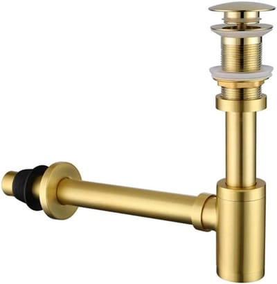 Wastafel Afvoerplug - Gootsteen Stopper - Badkamer Organisatie - Anti-geur Ontwerp - 1-1/4 Inch - Goud