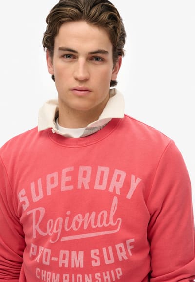 Superdry - Lo-Fi Outdoors Relaxed sweatshirt met ronde hals - Heren - Truien