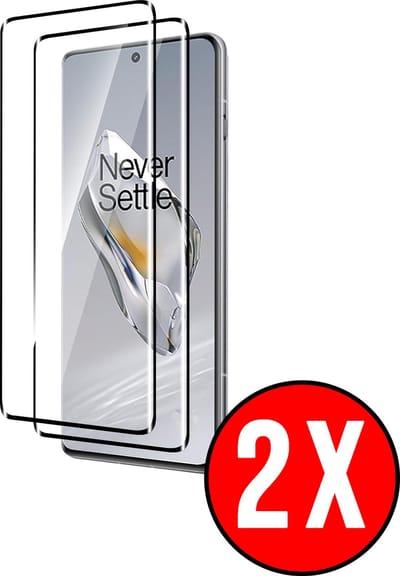 Casemania Glas Geschikt voor OnePlus 12 Screenprotector Glas Gehard - Tempered Glass - Volledige Bescherming - 2 Stuks