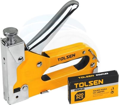 Heavy Duty 3-in-1 Nietpistool voor Hout, Stof en Meubels